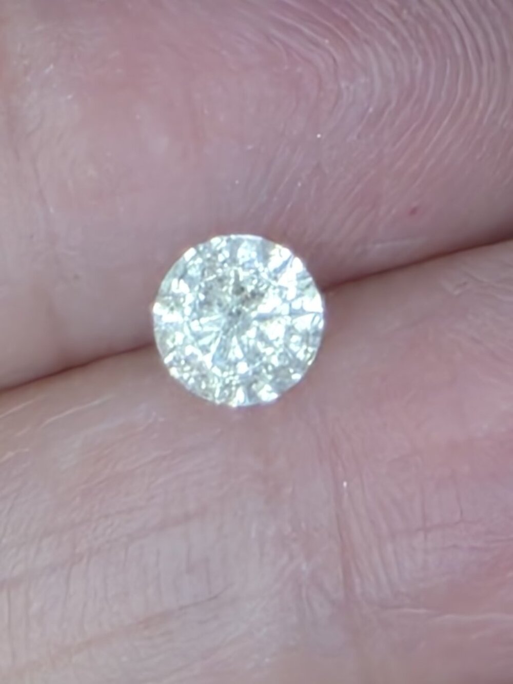 54 ct Natural Diamond Round Cut Loose Gemstone